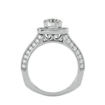 Antique Diamond Halo Engagement Ring (1 Ct.)