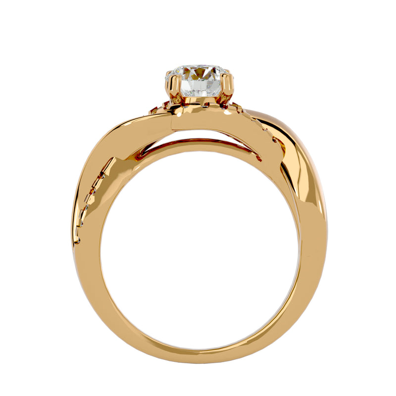 Unique Diamond Halo Engagement Ring (1 Ct.)