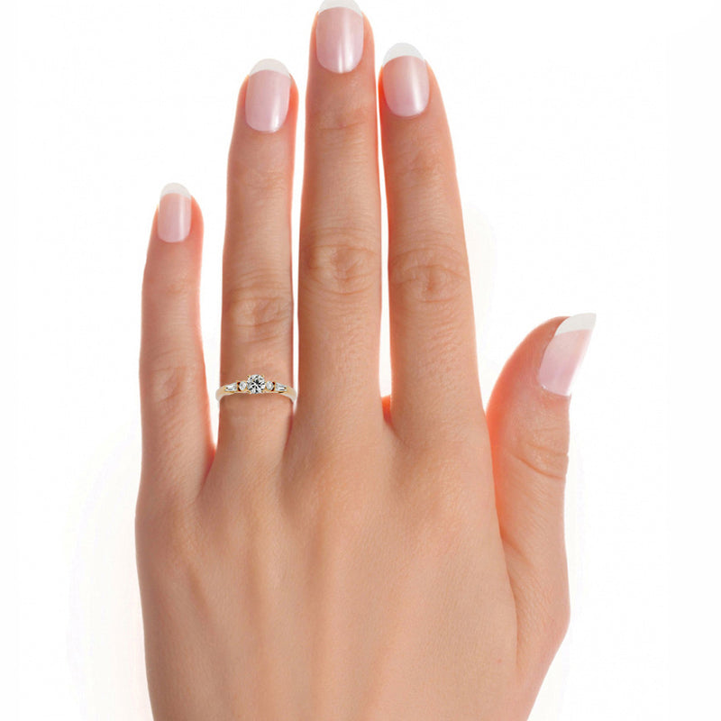 Five-Stone Diamond Engagement Ring (0.50 Ct.)
